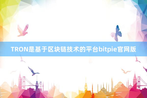 TRON是基于区块链技术的平台bitpie官网版