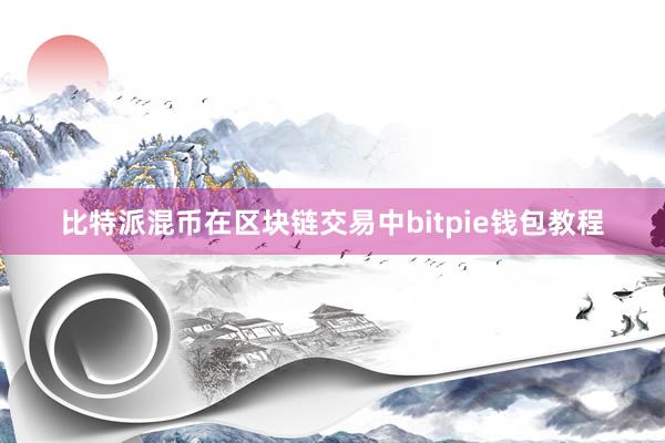 比特派混币在区块链交易中bitpie钱包教程