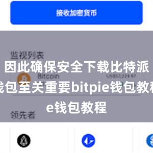 因此确保安全下载比特派钱包至关重要bitpie钱包教程